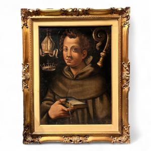 Portrait of a Saintly Franciscan Bishop